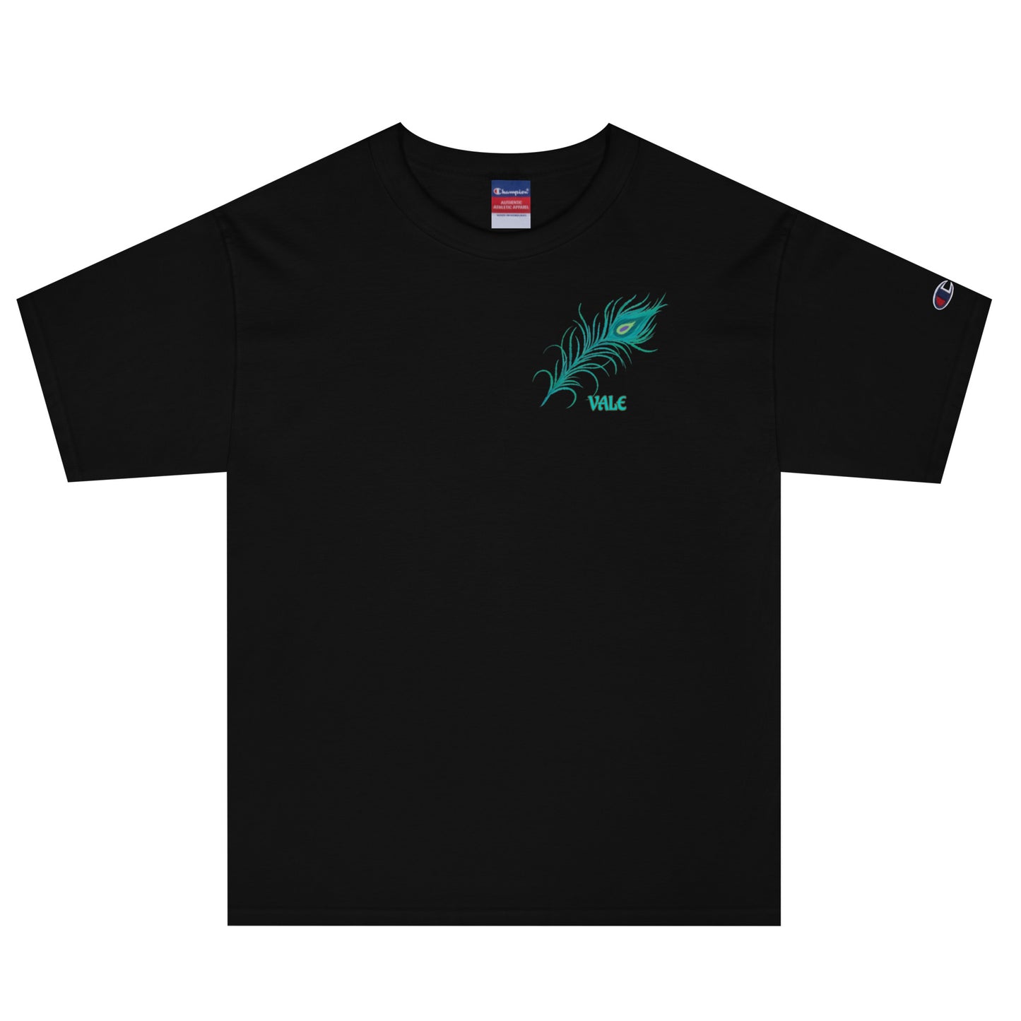 孔雀羽毛 Champion Tee