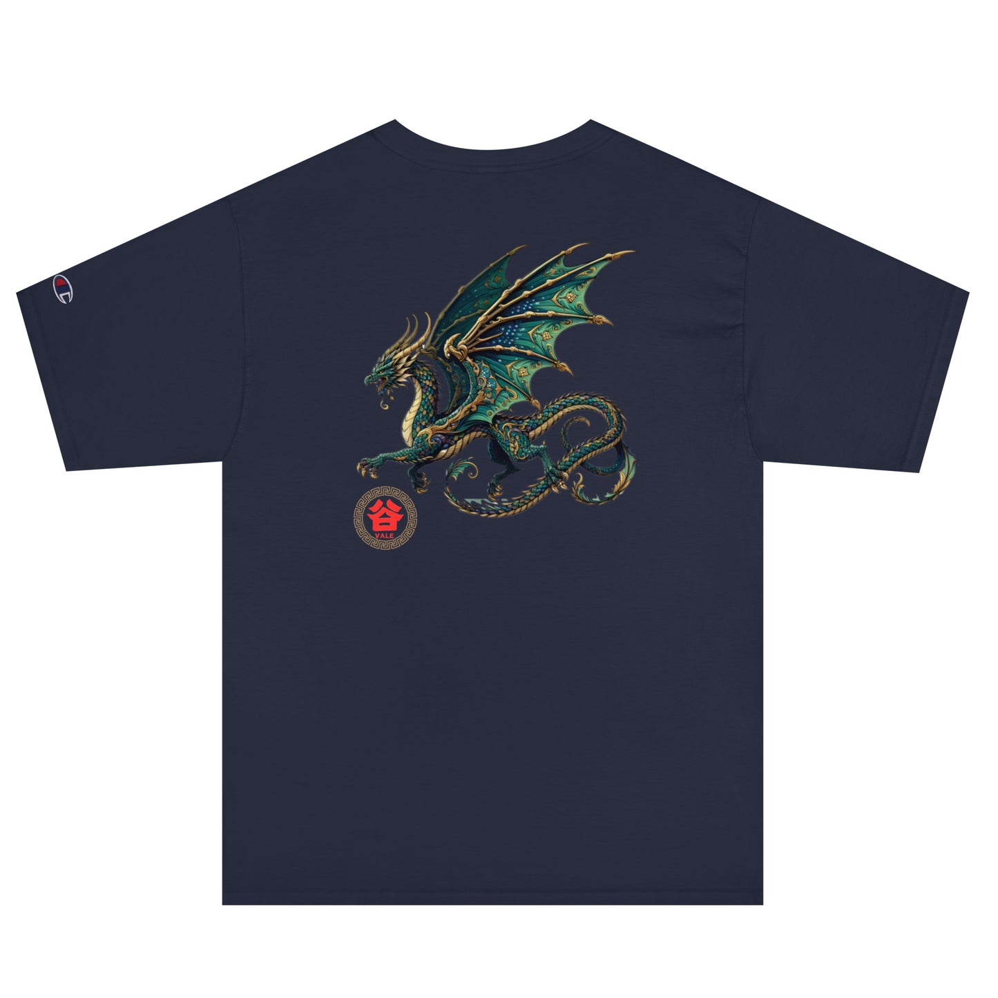 龍  Champion Tee (背面圖案)