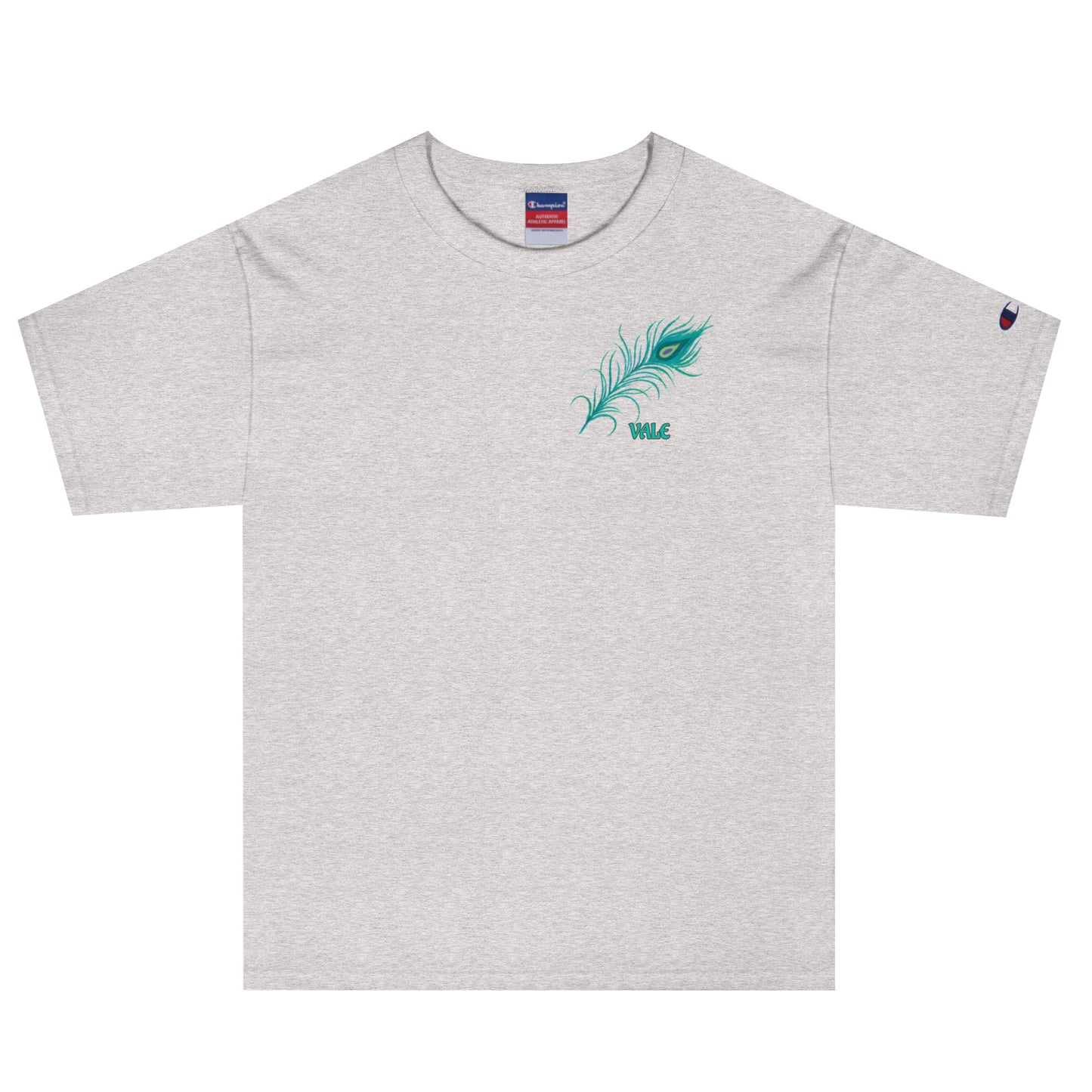 孔雀羽毛 Champion Tee