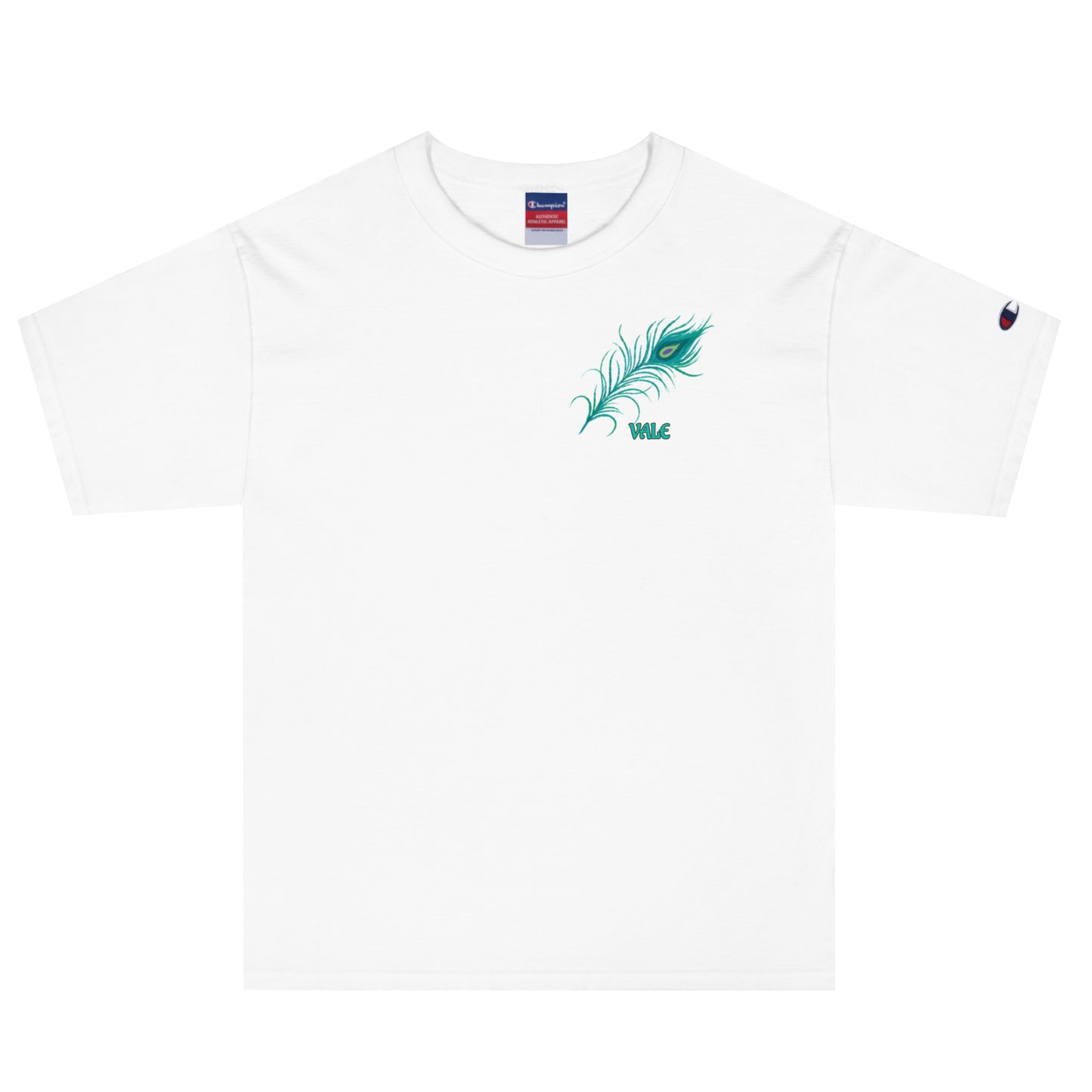 孔雀羽毛 Champion Tee