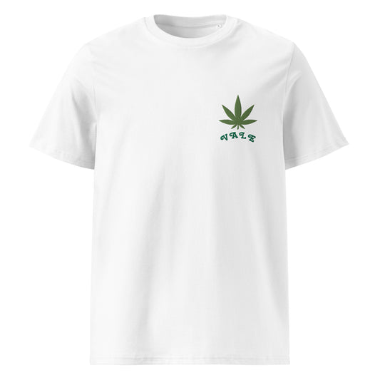 大麻葉 有機純棉Tee(刺繡圖案)