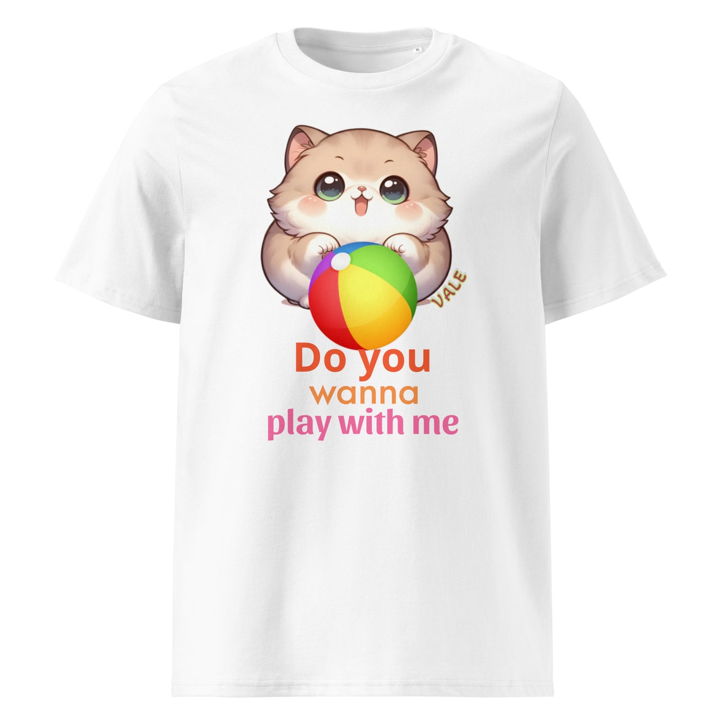 Do you wanna play with me 有機純棉Tee