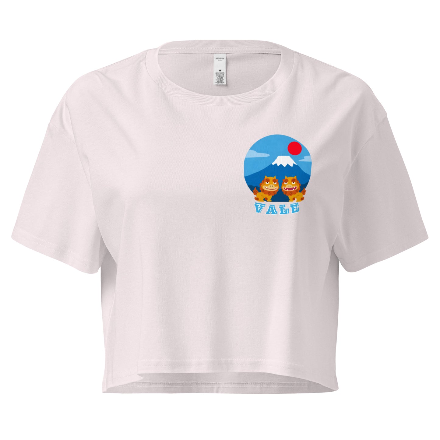富士山&神獸 女裝短身款 Tee